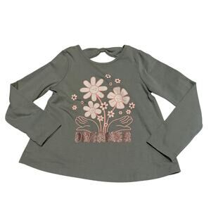 Free Style Dreamer Bow Back Long Sleeve Graphic T-Shirt Girls 10